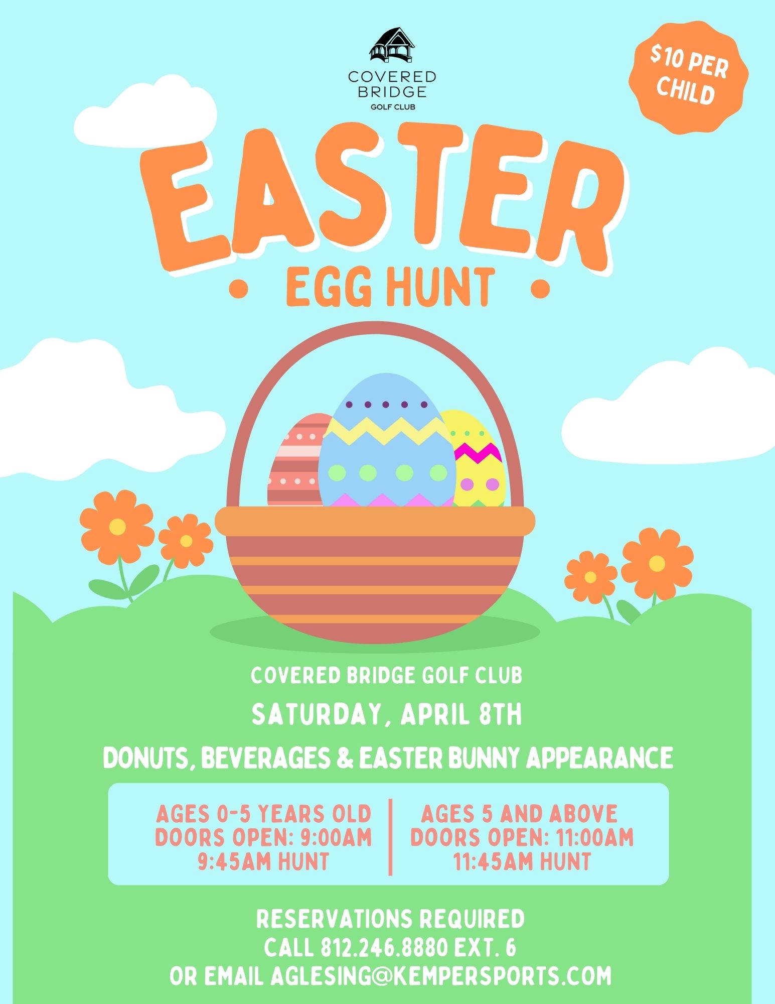 Easter Egg Hunt - Covered Bridge and Champions Pointe