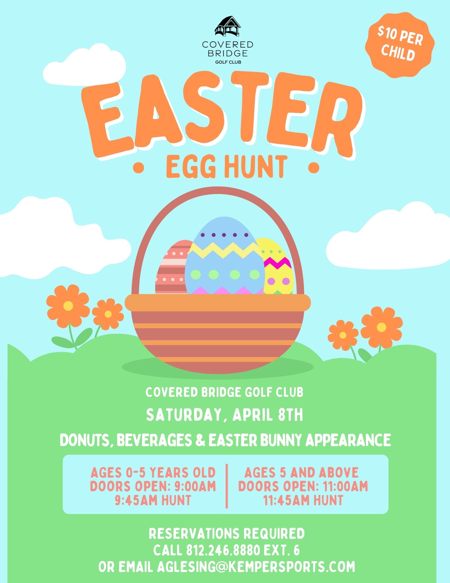 Easter Egg Hunt - Covered Bridge and Champions Pointe