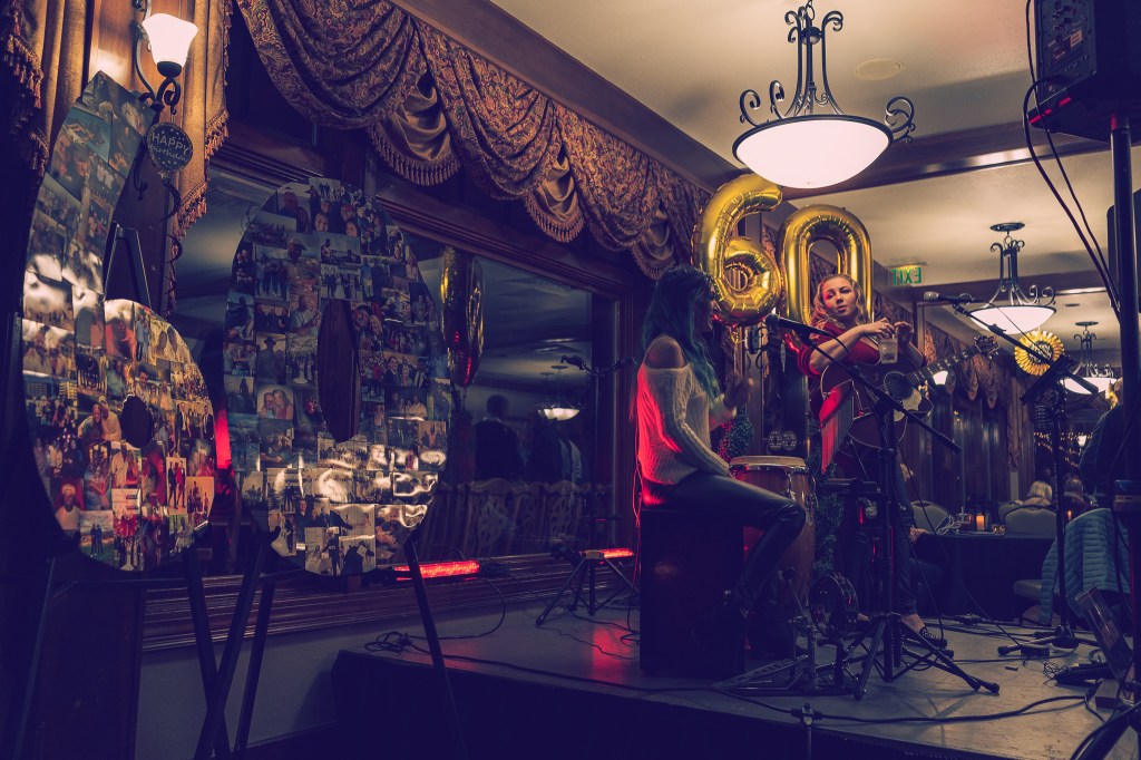 live music stage